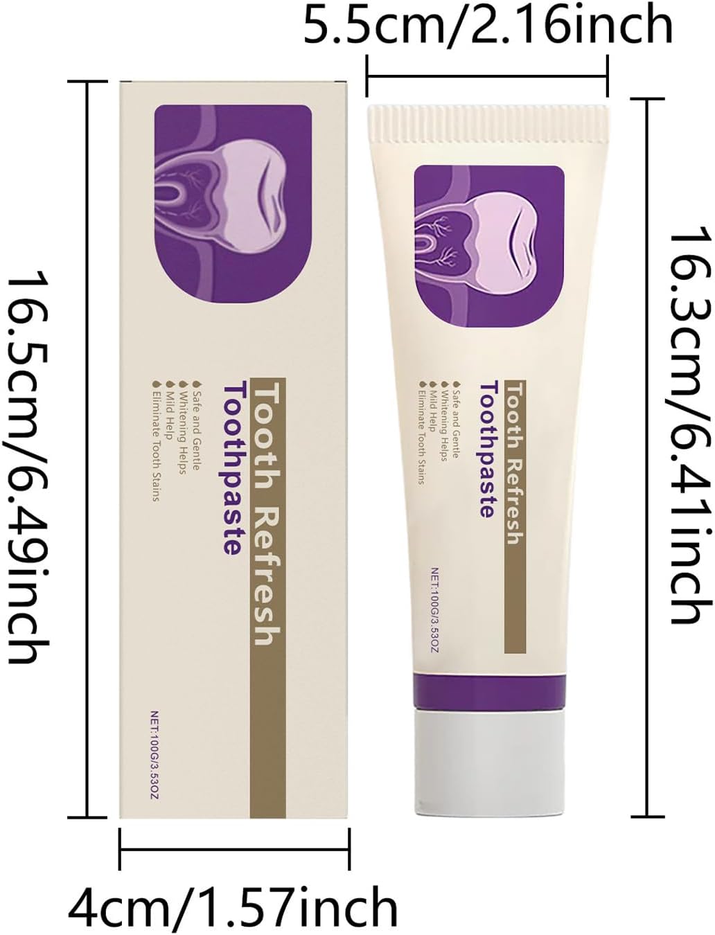 TrueAmorre Nature Fresh Breath Whitening Toothpaste™
