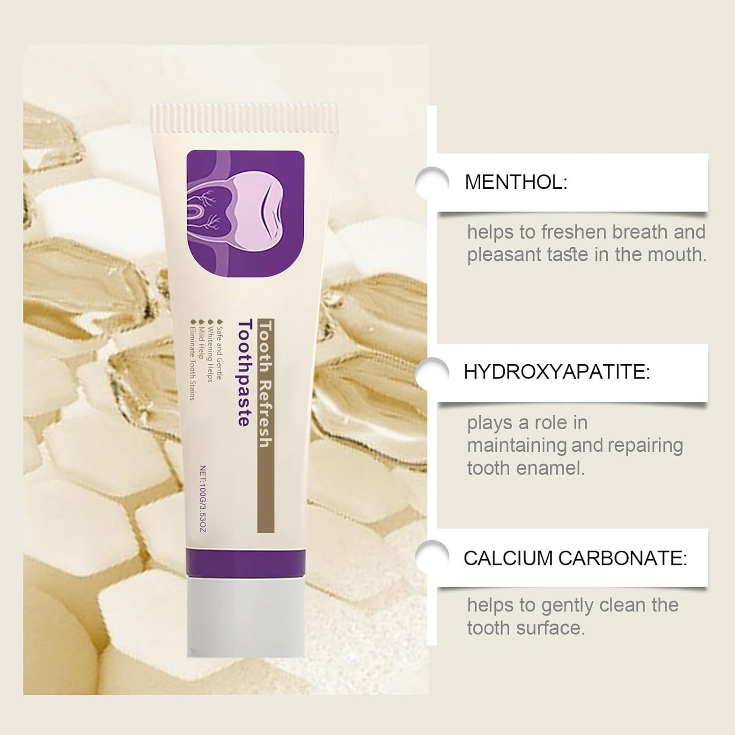 TrueAmorre Nature Fresh Breath Whitening Toothpaste™