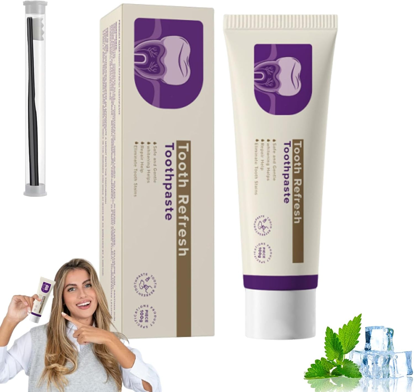 TrueAmorre Nature Fresh Breath Whitening Toothpaste™