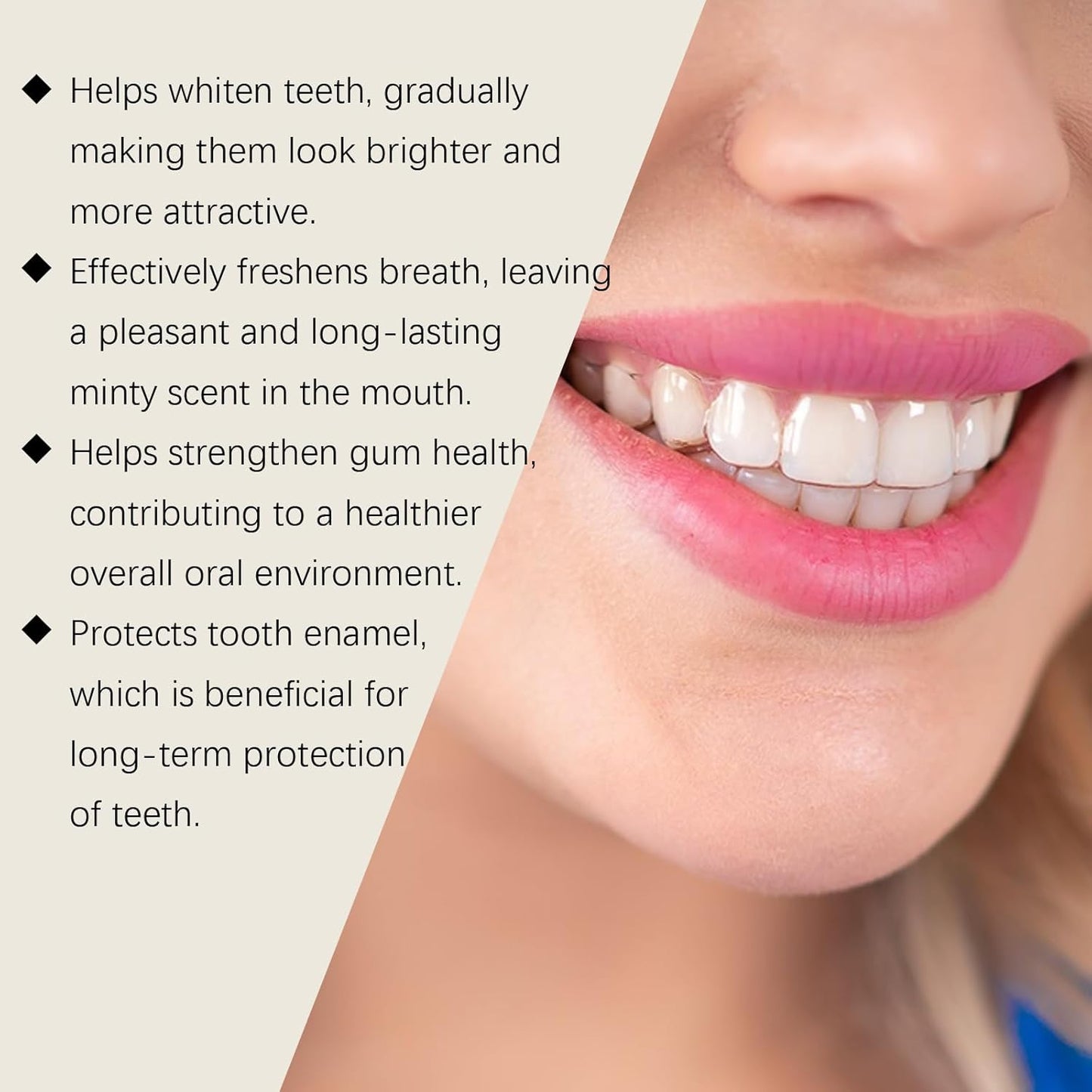 TrueAmorre Nature Fresh Breath Whitening Toothpaste™